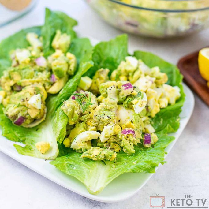 Keto Avocado Egg Salad 