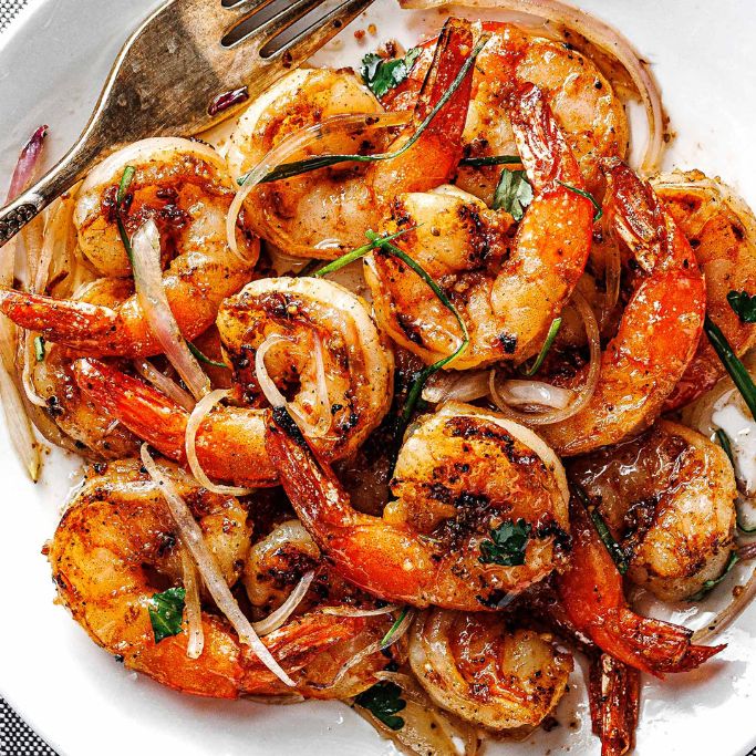Grilled-Shrimp-and-Shallots